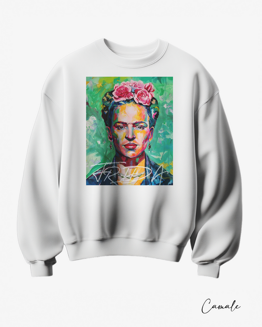 Sweatshirt Viva La Frida - Camale
