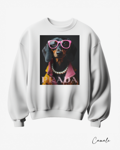 Sweatshirt Dachshund Prada - Camale